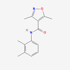 molecular formula C14H16N2O2 B2709540 N-(2,3-dimethylphenyl)-3,5-dimethyl-4-isoxazolecarboxamide CAS No. 357326-67-1