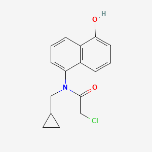 2-Chloro-N-(cyclopropylmethyl)-N-(5-hydroxynaphthalen-1-yl)acetamide