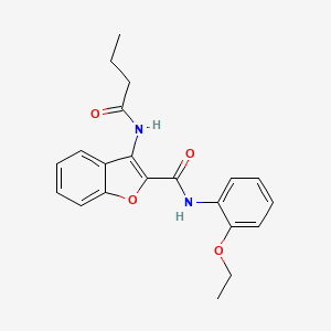 3-butyramido-N-(2-ethoxyphenyl)benzofuran-2-carboxamide