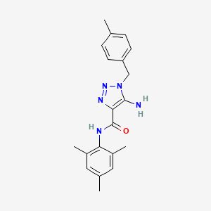 5-amino-N-mesityl-1-(4-methylbenzyl)-1H-1,2,3-triazole-4-carboxamide