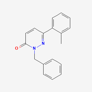 molecular formula C18H16N2O B2709642 2-Benzyl-6-(2-methylphenyl)pyridazin-3-one CAS No. 941883-65-4