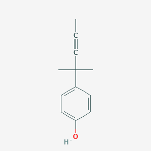 4-(2-Methylpent-3-yn-2-yl)phenol