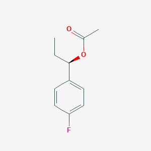 molecular formula C11H13FO2 B2709677 (1R)-1-(4-fluorophenyl)propyl acetate CAS No. 245726-03-8