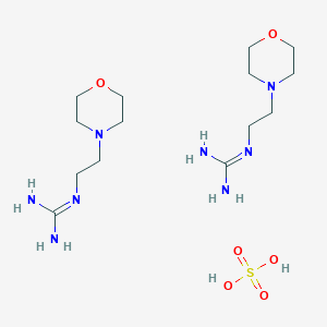 Bis(2-[2-(morpholin-4-yl)ethyl]guanidine); sulfuric acid