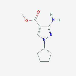 methyl 3-amino-1-cyclopentyl-1H-pyrazole-4-carboxylate