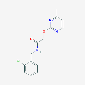 N-(2-chlorobenzyl)-2-((4-methylpyrimidin-2-yl)oxy)acetamide