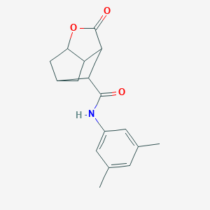 N-(3,5-dimethylphenyl)-2-oxohexahydro-2H-3,5-methanocyclopenta[b]furan-7-carboxamide
