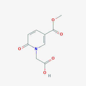 2-(5-Methoxycarbonyl-2-oxopyridin-1-yl)acetic acid
