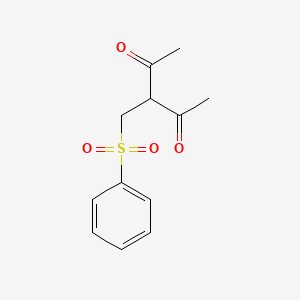 3-[(Phenylsulfonyl)methyl]-2,4-pentanedione