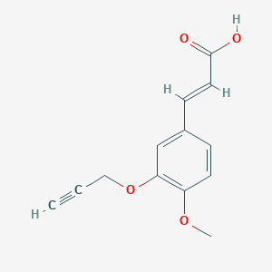 3-[4-Methoxy-3-(2-propynyloxy)phenyl]acrylic acid