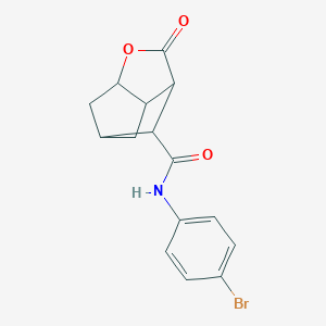 N-(4-bromophenyl)-2-oxohexahydro-2H-3,5-methanocyclopenta[b]furan-7-carboxamide