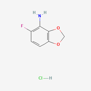 5-Fluoro-1,3-benzodioxol-4-amine;hydrochloride