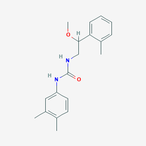 1-(3,4-DIMETHYLPHENYL)-3-[2-METHOXY-2-(2-METHYLPHENYL)ETHYL]UREA