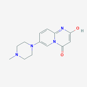 molecular formula C13H16N4O2 B2709886 2-Hydroxy-7-(4-methylpiperazin-1-yl)pyrido[1,2-a]pyrimidin-4-one CAS No. 2460750-31-4