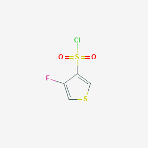 molecular formula C4H2ClFO2S2 B2709896 4-氟噻吩-3-磺酰氯 CAS No. 2344681-24-7