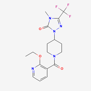 1-(1-(2-ethoxynicotinoyl)piperidin-4-yl)-4-methyl-3-(trifluoromethyl)-1H-1,2,4-triazol-5(4H)-one