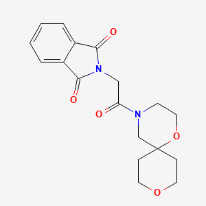 2-(2-Oxo-2-(1,9-dioxa-4-azaspiro[5.5]undecan-4-yl)ethyl)isoindoline-1,3-dione