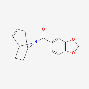 benzo[d][1,3]dioxol-5-yl((1R,5S)-8-azabicyclo[3.2.1]oct-2-en-8-yl)methanone