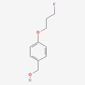 molecular formula C10H13FO2 B2709930 [4-(3-Fluoropropoxy)phenyl]methanol CAS No. 449778-58-9