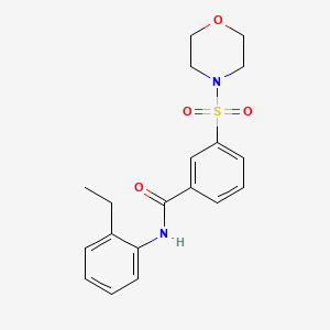 N-(2-ethylphenyl)-3-(morpholinosulfonyl)benzamide