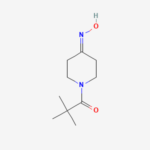 1-[4-(Hydroxyimino)piperidin-1-yl]-2,2-dimethylpropan-1-one