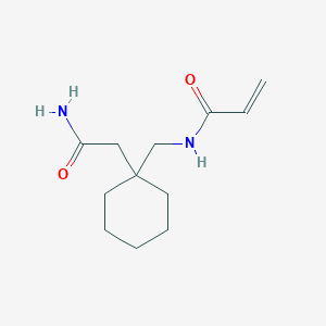 N-[[1-(2-Amino-2-oxoethyl)cyclohexyl]methyl]prop-2-enamide