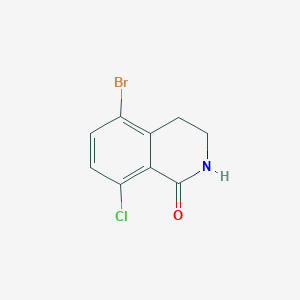 5-bromo-8-chloro-3,4-dihydroisoquinolin-1(2H)-one