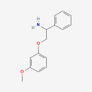 molecular formula C15H17NO2 B2709974 1-(2-Amino-2-phenylethoxy)-3-methoxybenzene CAS No. 953889-95-7