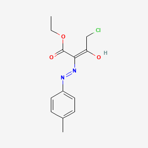 ethyl (2Z)-4-chloro-2-[(4-methylphenyl)hydrazono]-3-oxobutanoate