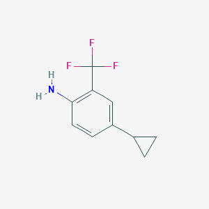 4-Cyclopropyl-2-(trifluoromethyl)aniline