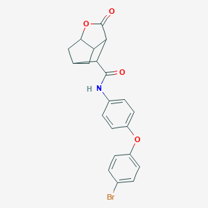 N-[4-(4-bromophenoxy)phenyl]-2-oxohexahydro-2H-3,5-methanocyclopenta[b]furan-7-carboxamide