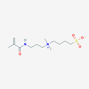 molecular formula C13H26N2O4S B2710008 4-Sulfonatobutyl[3-(methacryloylamino)propyl]dimethylammonium CAS No. 83623-32-9