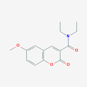 N,N-diethyl-6-methoxy-2-oxo-2H-chromene-3-carboxamide