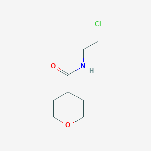 molecular formula C8H14ClNO2 B2710025 N-(2-chloroethyl)oxane-4-carboxamide CAS No. 1339771-70-8