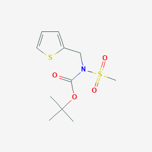 tert-butyl N-(methylsulfonyl)-N-(2-thienylmethyl)carbamate