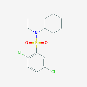 [(2,5-Dichlorophenyl)sulfonyl]cyclohexylethylamine