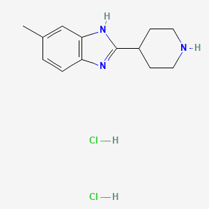 5-Methyl-2-piperidin-4-yl-1H-benzoimidazole dihydrochloride
