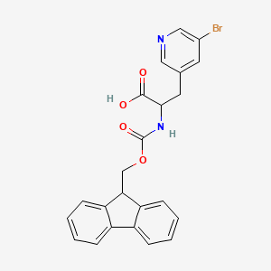 3-(5-bromopyridin-3-yl)-2-(9H-fluoren-9-ylmethoxycarbonylamino)propanoic acid