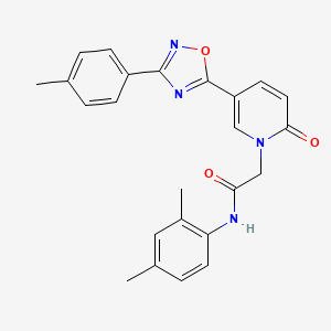 N-(2,4-dimethylphenyl)-2-(2-oxo-5-(3-(p-tolyl)-1,2,4-oxadiazol-5-yl)pyridin-1(2H)-yl)acetamide
