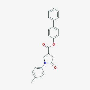 Biphenyl-4-yl 1-(4-methylphenyl)-5-oxopyrrolidine-3-carboxylate