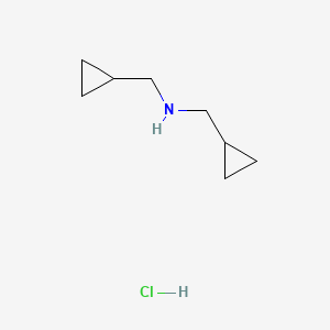 molecular formula C8H16ClN B2710176 Bis(cyclopropylmethyl)amine hydrochloride CAS No. 405879-09-6