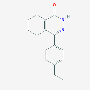 molecular formula C16H18N2O B271020 4-(4-ethylphenyl)-5,6,7,8-tetrahydrophthalazin-1(2H)-one 