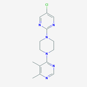 4-[4-(5-Chloropyrimidin-2-yl)piperazin-1-yl]-5,6-dimethylpyrimidine