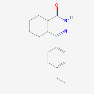 4-(4-ethylphenyl)-4a,5,6,7,8,8a-hexahydro-1(2H)-phthalazinone