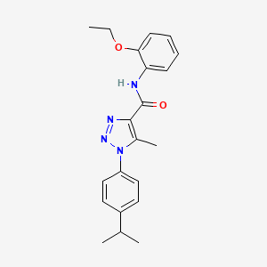 N-(2-ethoxyphenyl)-1-(4-isopropylphenyl)-5-methyl-1H-1,2,3-triazole-4-carboxamide