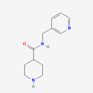 N-(pyridin-3-ylmethyl)piperidine-4-carboxamide