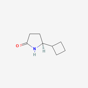 (5S)-5-Cyclobutylpyrrolidin-2-one