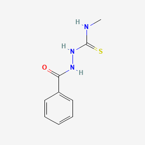 molecular formula C9H11N3OS B2710255 2-Benzoyl-N-methylhydrazinecarbothioamide CAS No. 58064-65-6