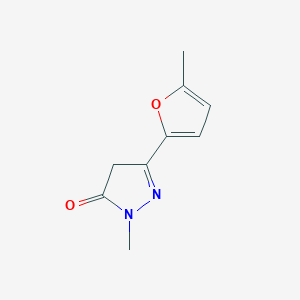 1-methyl-3-(5-methylfuran-2-yl)-4,5-dihydro-1H-pyrazol-5-one