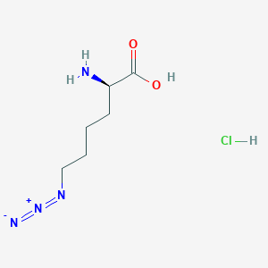 molecular formula C6H12N4O2 B2710280 H-D-Lys(N3).HCl CAS No. 2098497-01-7